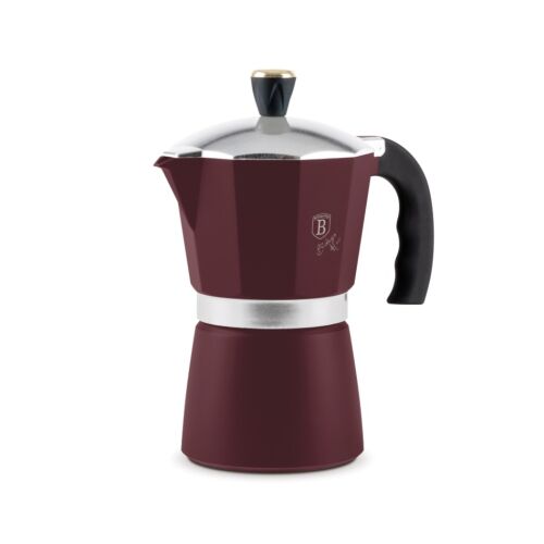 Berlinger Haus BH-8565N Leonardo Collection Moka aparat za kavu za 3 šalice - bordo