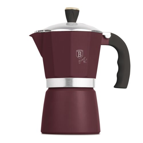 Berlinger Haus BH-8566N Leonardo Collection 6 person coffee maker with pot - Bordeaux