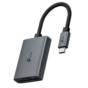 TP-Link UA430C USB-C SD/MicroSD Kártyaolvasó - Szürke 138668087 - Külső kártyaolvasó