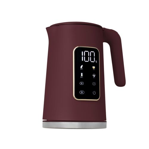 Berlinger Haus Leonardo Collection BH-9735 burgunderroter digitaler Wasserkocher isoliert