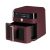 Berlinger Haus BH-9687 Friteuză cu aer cald bordo cu coș deschis
