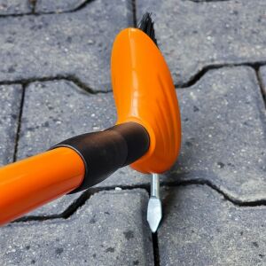 Lean Fugatisztító Kefe Kaparóval - Állítható Nyél, Acél Sörték