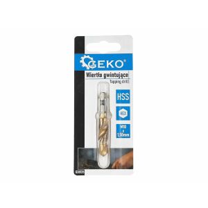 Geko HSS Kombinált Fúró-Menetfúró - M10 x 1,5, 1/4" HEX 138670456 - Geko Fúrószár