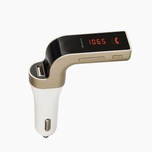 Autós FM transmitter Bluetooth-szal és USB töltővel - Transzmitter