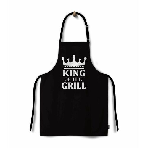 Domarex King of the Grill Fekete Konyhai Kötény - 65x75 cm 138672048