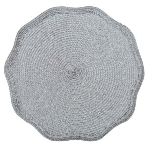 Otello Fonott Asztali Alátét - 38 cm, Acél Színű