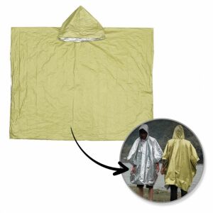 Kétoldalas Vízálló Termikus Esőkabát Kapucnival - Hőszigetelő, Kompakt