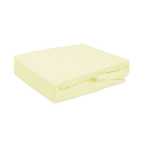 Darymex Gumis Frottír Lepedő - 60x120 cm, Krém 138672612