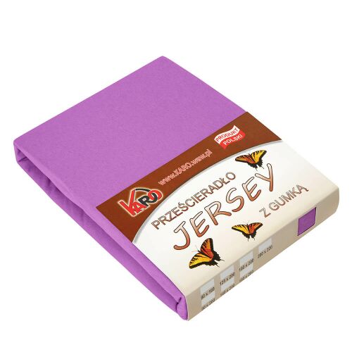 KARO Jersey Gumis Lepedő 60x120 cm - Fukszia 138672846