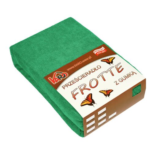 Karo Fűzöld Frottír Gumis Lepedő - 70x140 cm 138672943