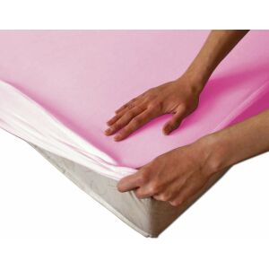 Darymex Gumis Védőlepedő 60x120 - Világos Rózsaszín