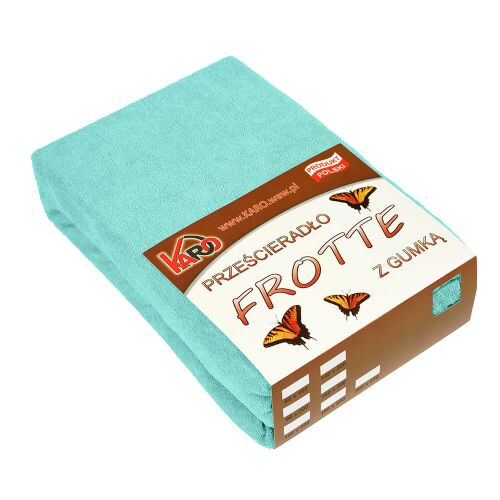 KARO Frottír Gumis Lepedő 60x120 cm - Menta 146167846