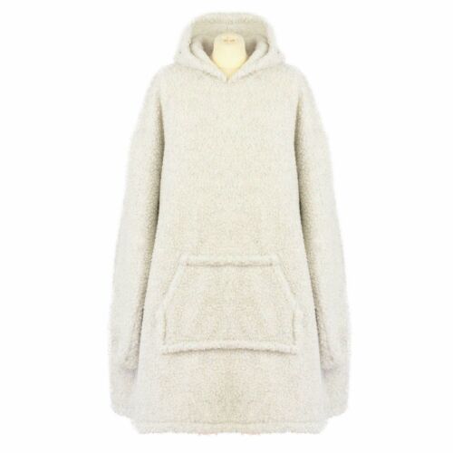 Merinó Gyapjú Kapucnis Pulóver - Világosszürke, Univerzális Méret 146167636