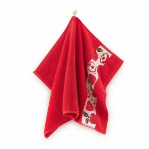 Zwoltex Alma Piros Törölköző 30x50 cm - Óvodai Pamut Frottír 138673487 - Zwoltex