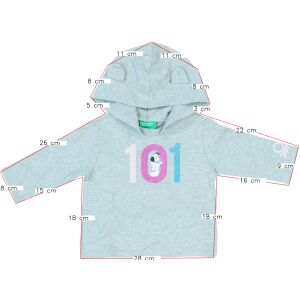 Disney Dziewczyna Ubranko dla psa UE 74) 140555117 - Sweter dziecięcy