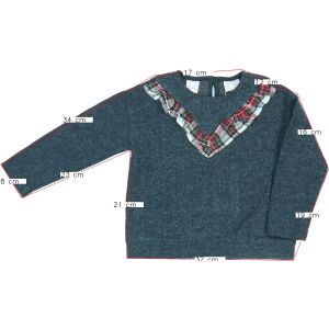 Zara Dziewczyna Podkolanówki UE 92) 140656259 - Sweter dziecięcy