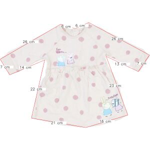 Peppa Pig Dziewczyna Sukienka UE 62) 140754940 - Peppa Pig