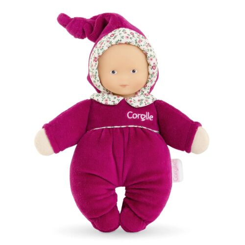 Corolle Babidoux 20cm plüss baba lila ruhában - Corolle