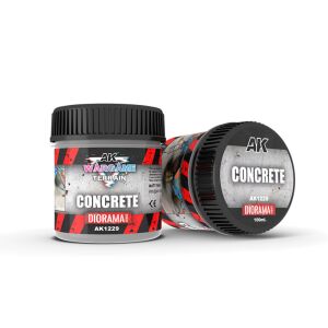 AK Interactive Concrete - Beton Textúra Modellekhez - 100ml 138676059 - Dekorációs kellék