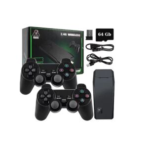 Consola jocuri tip stick, cu 10000 de jocuri incorporate, cu 2 controler wireless, iesire HDMI, se poate conecta la TV, Box/PC/Laptop/Proiector, negru 140678141 - Конзола за игри