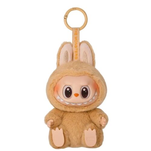 Labubu V2 plüssjáték, 15cm,Barna