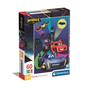 Clementoni Batman Batwheels Puzzle - 60 darabos 138700467 - Batman