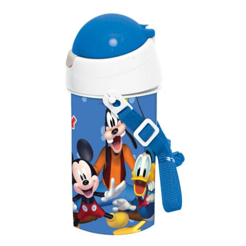 Детска бутилка за вода Disney Mickey Mouse Friends 500ml с презрамка