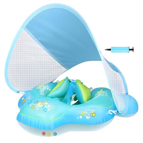 Teno babafürdető nyakörv napernyővel és a hozzá tartozó pumpával