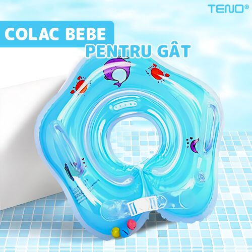 Teno Baby kék felfújható nyakörv csecsemőknek 0-24 hónapos korig