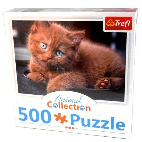 Trefl: Animal Collection: Barna cica Puzzle - 500db 30490745