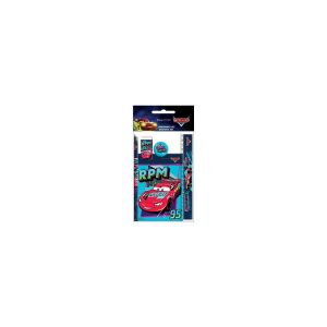 Disney Cars (Verdák) RPM Írószer Szett - 5 darab, Villám McQueen mintával - Írószer szett