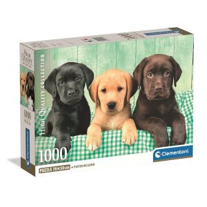 Clementoni Három Labrador 1000 darabos puzzle doboz - Clementoni Puzzle