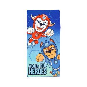 Mancs Őrjárat Aqua Pup Heroes Strandtörölköző - 60x120 cm - Mancs Őrjárat