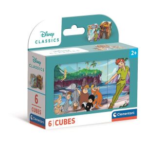Clementoni Disney Klasszikus Mesekocka - 6 db, 2 éves kortól 138700930 - Baba puzzle