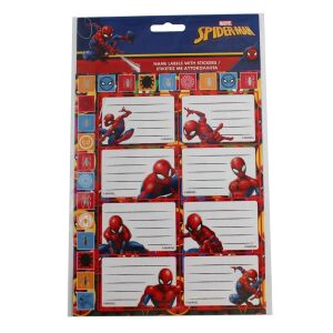 Marvel Spiderman Füzetcímke Matrica - 16 db 138884824 - Füzetcímke