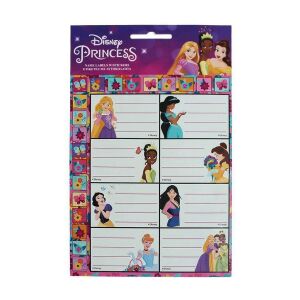 Disney Hercegnők Füzetcímke Matricák - 16 db, Csillogó 138884532 - Füzetcímke
