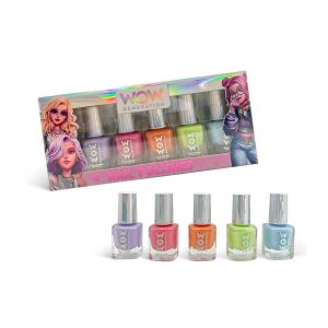 WOW Generation Summer színes körömlakk szett, 5 darab színes körömlakk - WOW Generation
