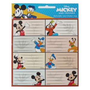 Disney Mickey Fun Füzetcímke - 16 db 138879243 - Füzetcímke