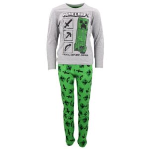 Minecraft Create Gyerek Pamut Pizsama - 10 Év / 140 cm 138873551 - Minecraft