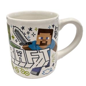 Minecraft Steve karakter bögre, 235 ml porcelán kávésbögre - Minecraft