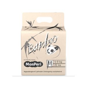 Monperi Bambusz Pelenka M (5-8 kg) - 21 db, Egyszerhasználatos 138702099 - Pelenkázás