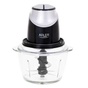 Adler AD4082 food chopper with glass bowl, black and silver - Hand Chopper