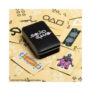 Karty do gry Squid Game w ozdobnym metalowym pudełku - Paladone