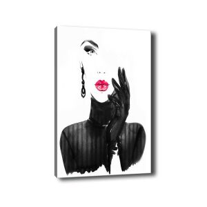 Elegáns Női Portré Vászonkép - 50x70 cm