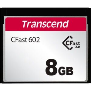 Transcend 8GB CFast 2.0 Memóriakártya - 500MB/s olvasási sebesség 138705658 - Transcend