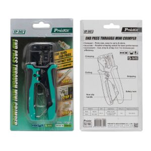 Pro'sKit CP-342 Gyorskrimpelő Fogó - RJ45 (8P8C) Átmenő Dugókhoz 138707445 - Pro'sKit