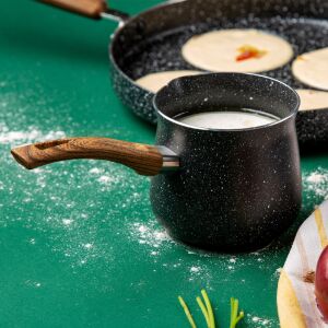 NAVA Kőbevonatos Kávékiöntő - 600 ml, Fa Hatású Fogantyú 138708375 - Kávékiöntő