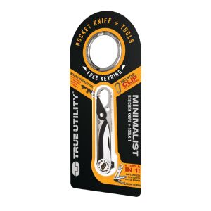 True Utility Minimalist TU208K - Multifunkciós Kés, Fekete Titán 138708515 - Multifunkciós szerszám