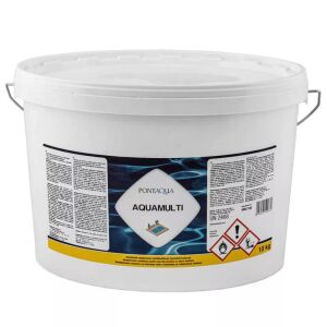 Pontaqua Aquamulti 200g hármas hatású vízkezelő tabletta, 10kg-os vödör - Klór tabletta
