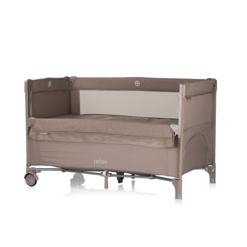Chipolino Relax multifunkciós utazóágy - Tiramisu Linen 138713341